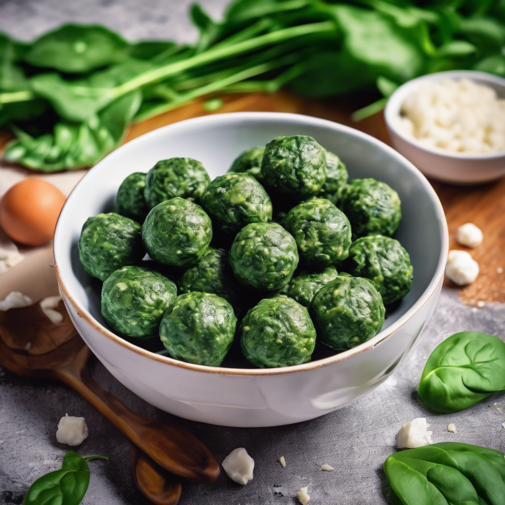 Frozen Pre-cooked Spinach Balls